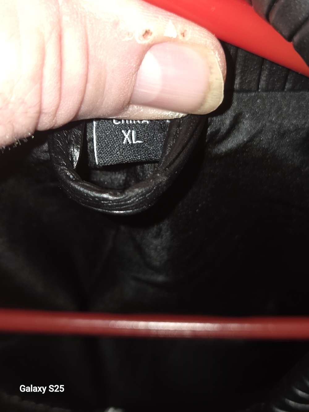 Men's Black Ribbed Zip-Front Performance Jacket Leather - Picture 3 of 3